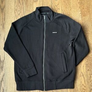 Members Only Men’s Zip-Up Sweatshirt Medium Black NWOT
